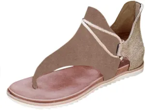 Women'S Sandals Tassel Ankle Boots, Retro Bohemian Sandals Beach Travel Shoes Clip Toe Flip Flops High Top Flat Casual Dressy Sandals