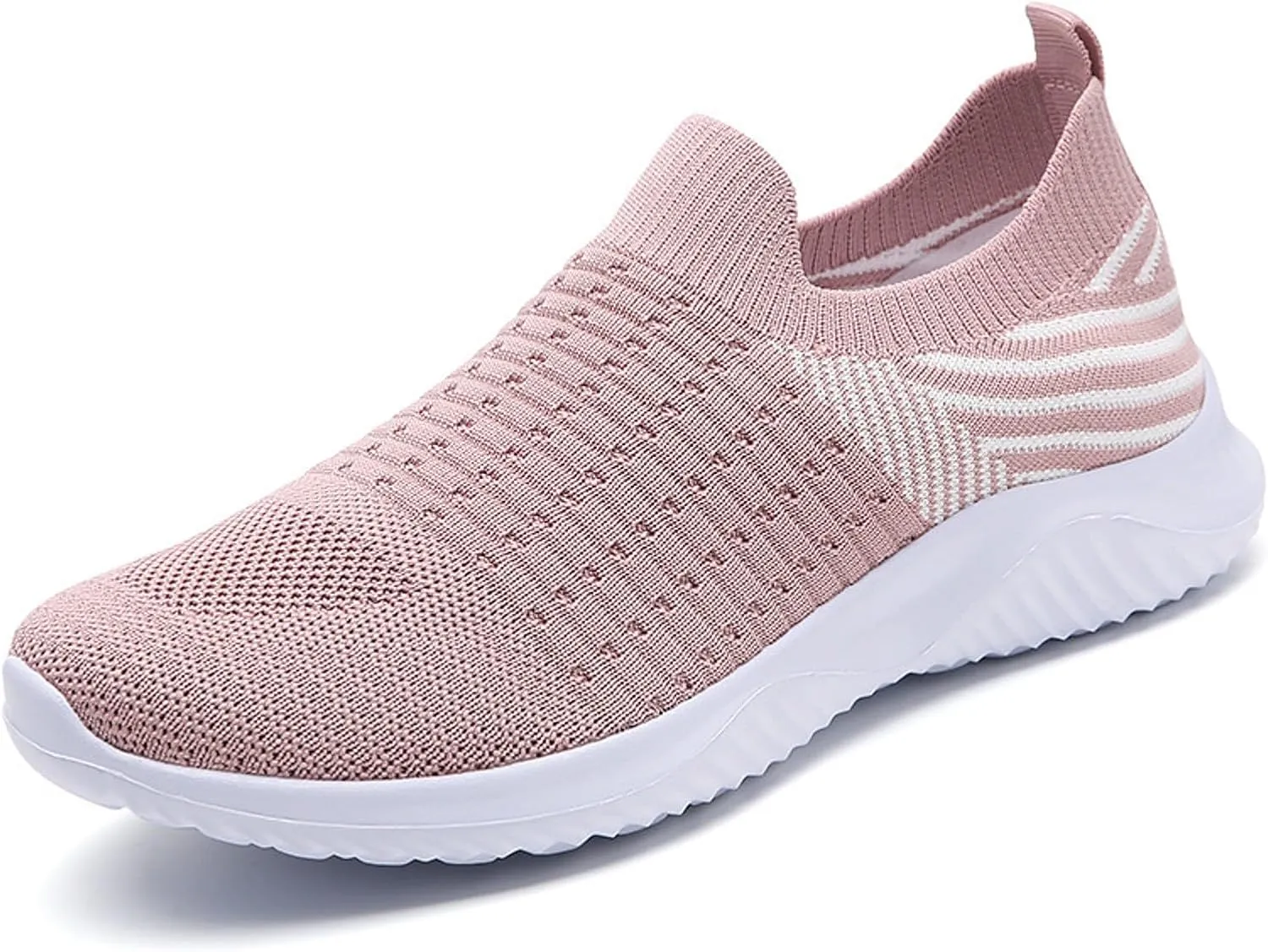Womens Slip on Walking Shoes Comfort Lightweight Breathable Sock Shoe Mesh Casual Fashion Tennis Running Sneakers (9)
