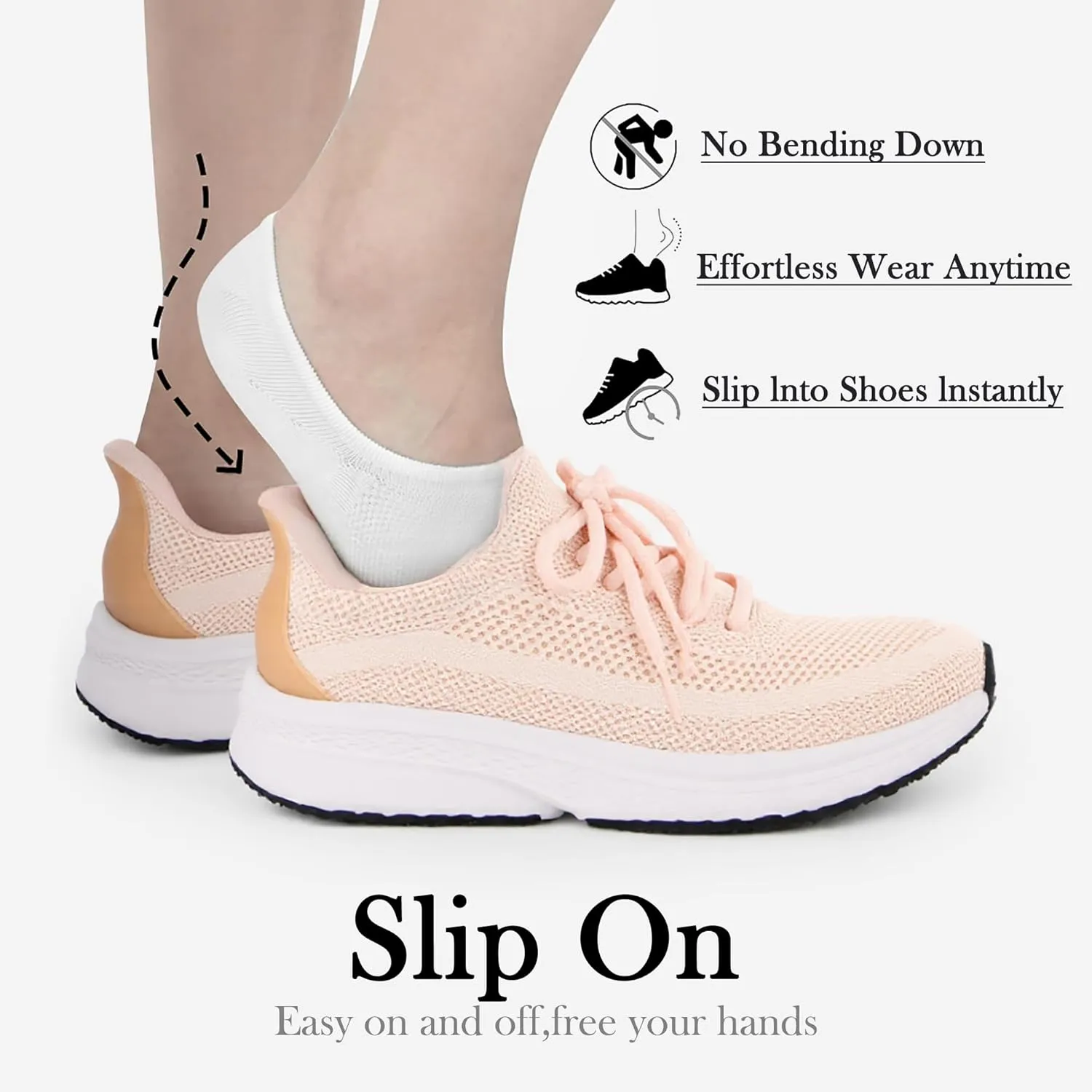 Womens Slip on Walking Shoes Hands Free Matriana Lightweight Breathable Comfort Tennis Gym Running Sneakers for Women