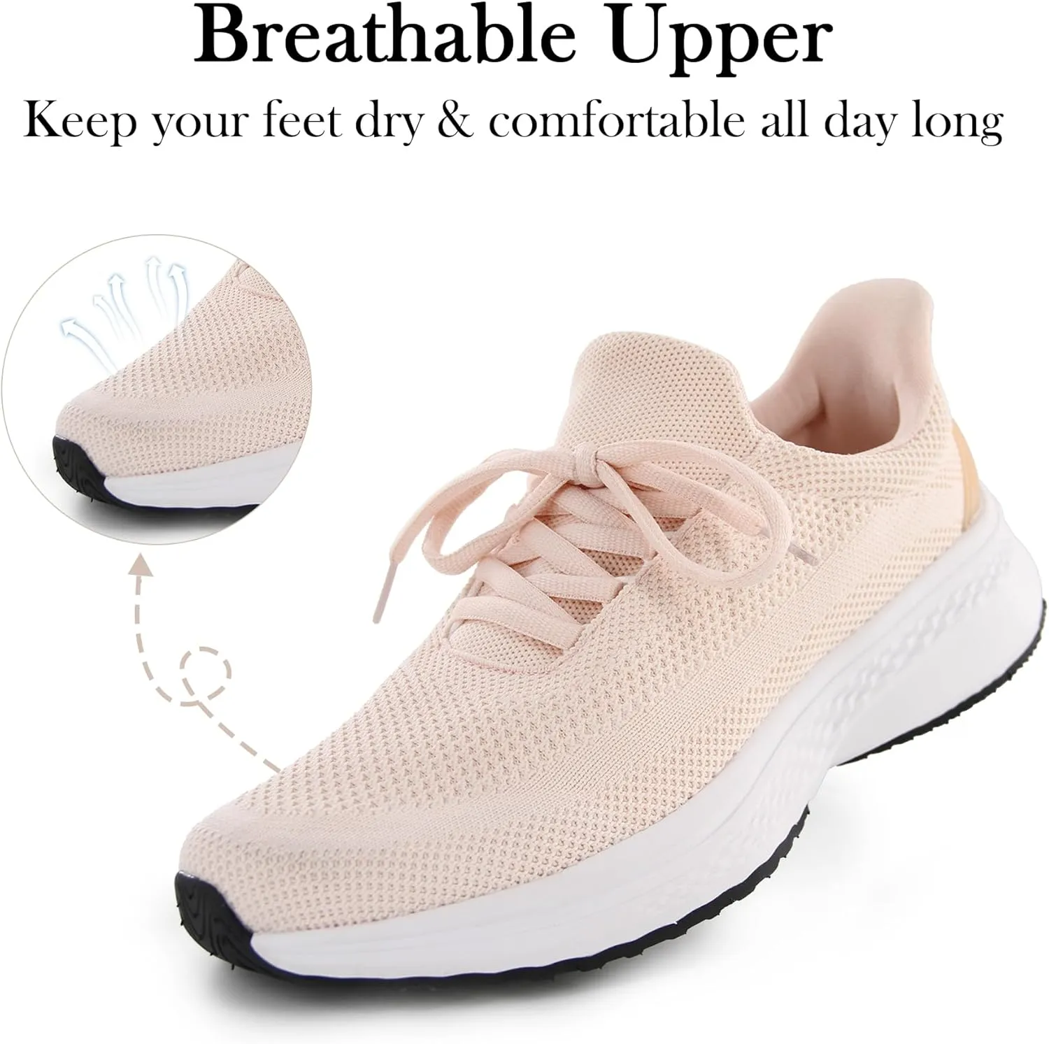 Womens Slip on Walking Shoes Hands Free Matriana Lightweight Breathable Comfort Tennis Gym Running Sneakers for Women