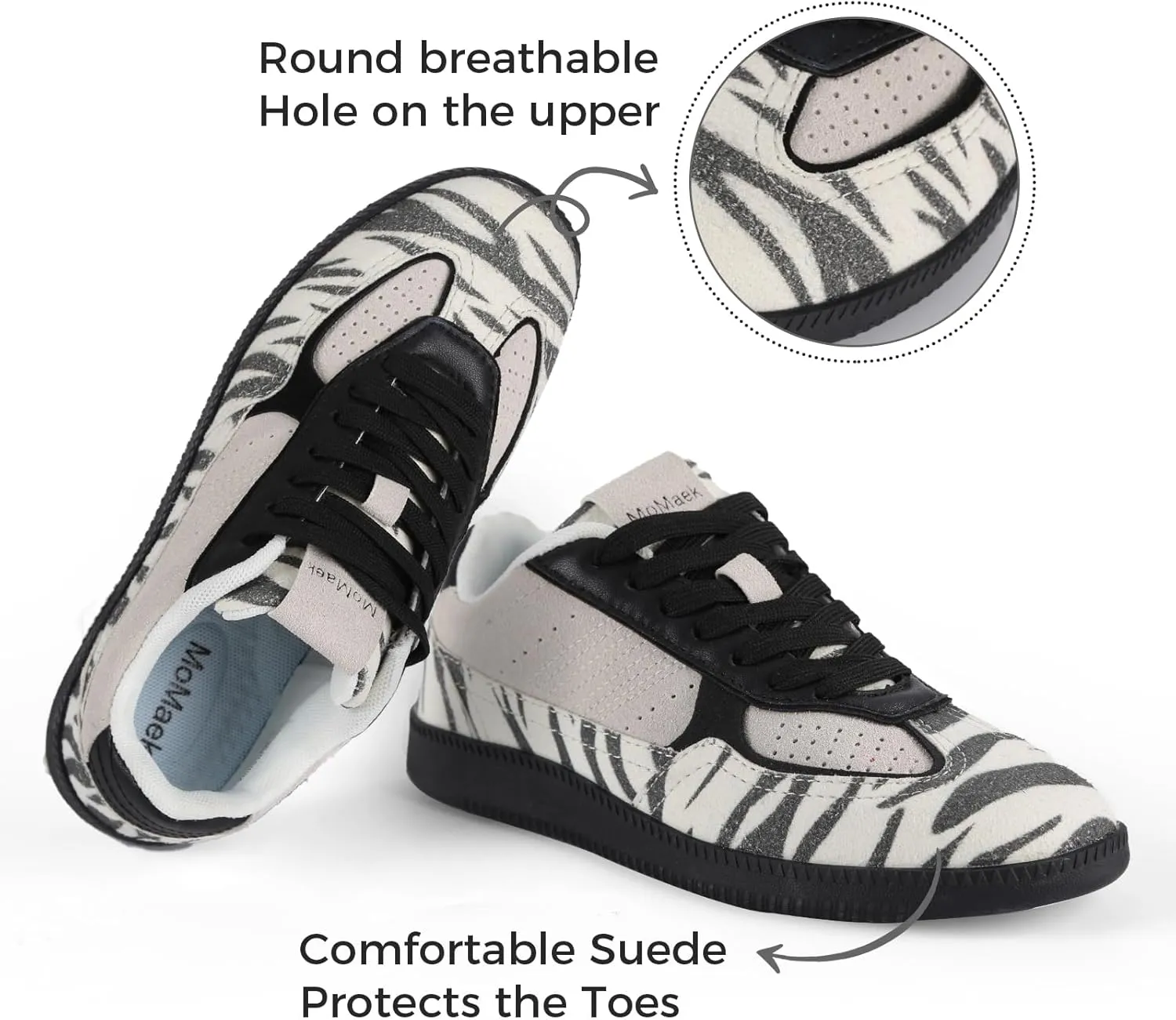 Women's Tennis Skate Sneakers Fashion Classic Retro Gum Sole Shoes Casual Walking Footwear Anti Slip Trainers