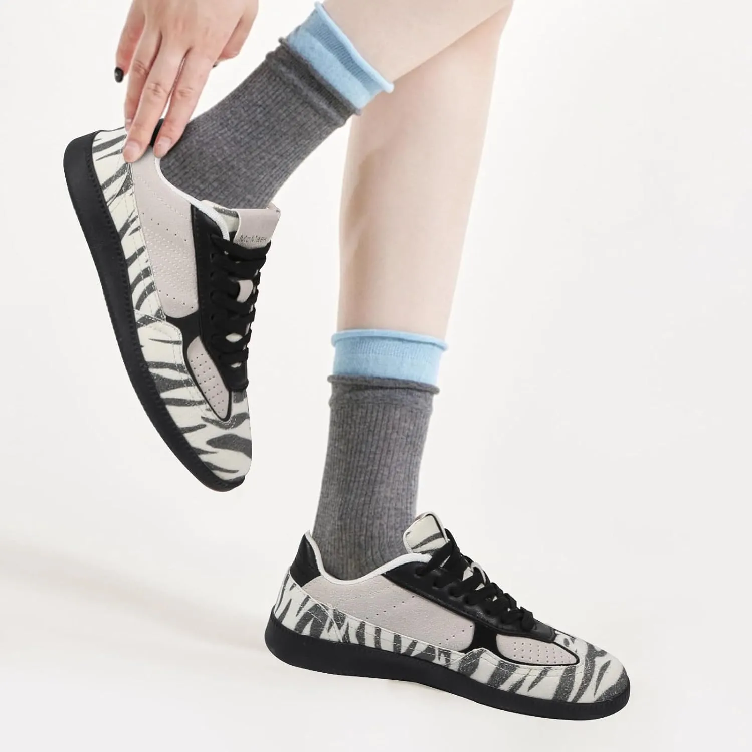 Women's Tennis Skate Sneakers Fashion Classic Retro Gum Sole Shoes Casual Walking Footwear Anti Slip Trainers