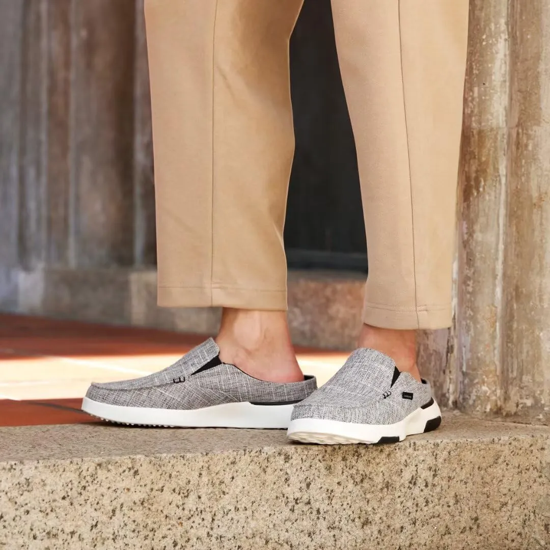 XPACS Men's Orthopedic Comfy Slippers, Stylish Arch Support Casual Shoes for Plantar Fasciitis Recovery, Non Slip Canvas Shoes for Heel and Foot Pain Relief
