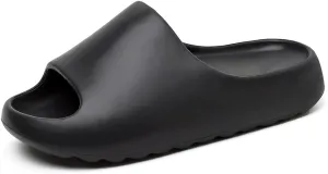 XTJSCBDSH Cloud Slides for Men and Women, Quick Drying Slippers Shoe Open Toe Thick Soft, Platform Slide Sandals Daily Shower Sandals, Non-Slip Bathroom Slippers Summer for Indoor & Outdoor