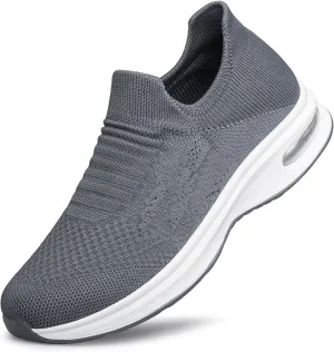 YHOON Mens Walking Shoes Slip on Lightweight Running Shoes Workout Athletic Tennis Shoes Gym Sneakers