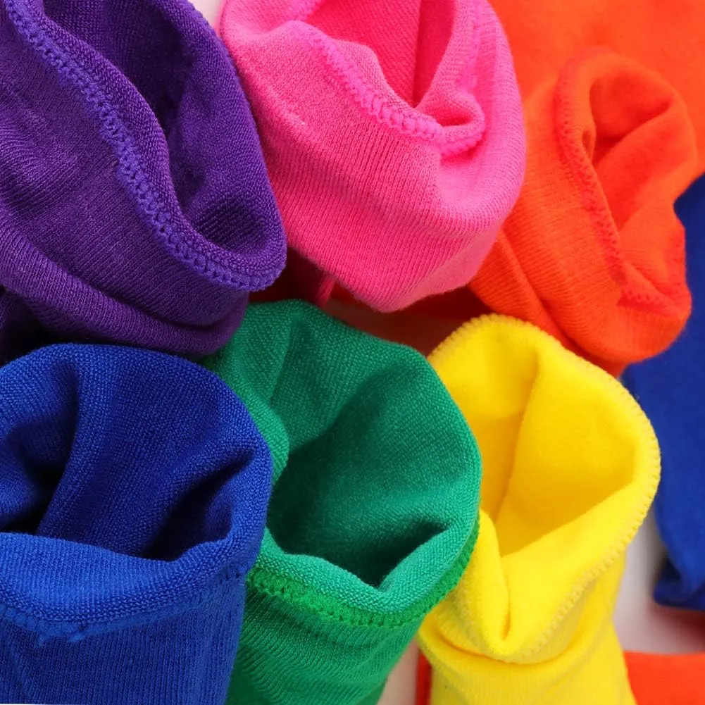 Yoicy 6Pairs Womens Cotton Color socks - Soft Casual Candy Color Crew Cut Socks for Womens Girls
