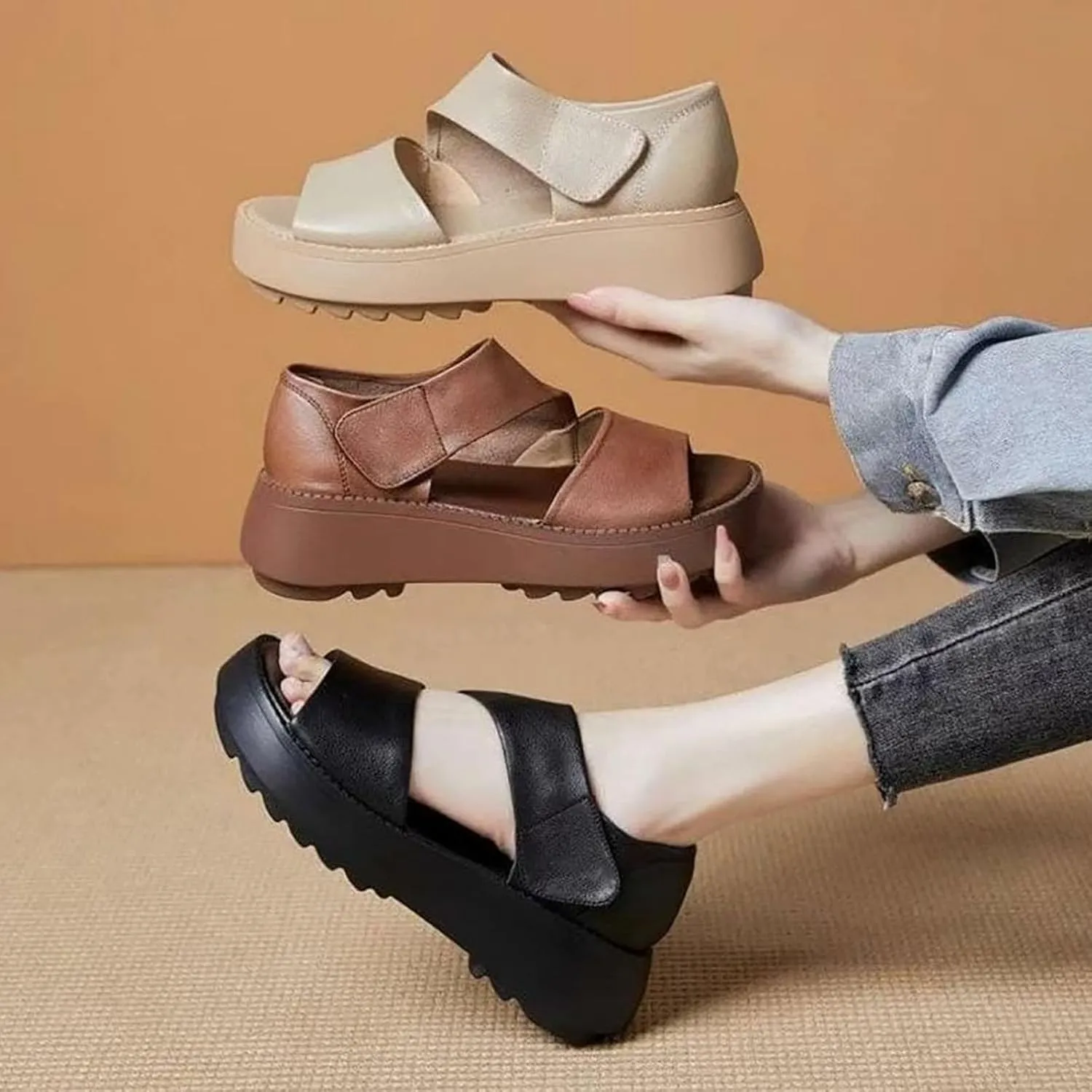 YTINGNICE Lurebest Pure Cowhide Soft Sole Orthopedic Shoes,Lurebest Pure Cowhide Soft Sole Orthopedic Shoes Walking Shoes